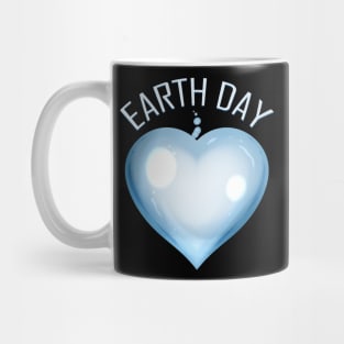 Heart Shaped Drop Of Water For Earth Day Mug